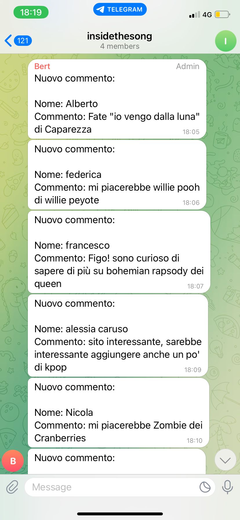 screen insta